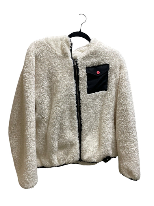 Jacket Faux Fur & Sherpa By Ugg In White, Size: S