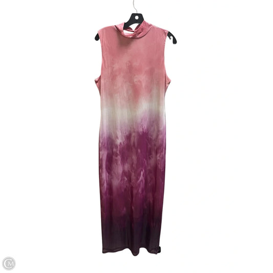 Dress Casual Maxi By Bar Iii In Multi-colored, Size: L