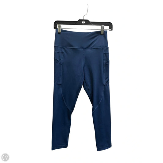 Athletic Capris By Zyia In Blue, Size: 4