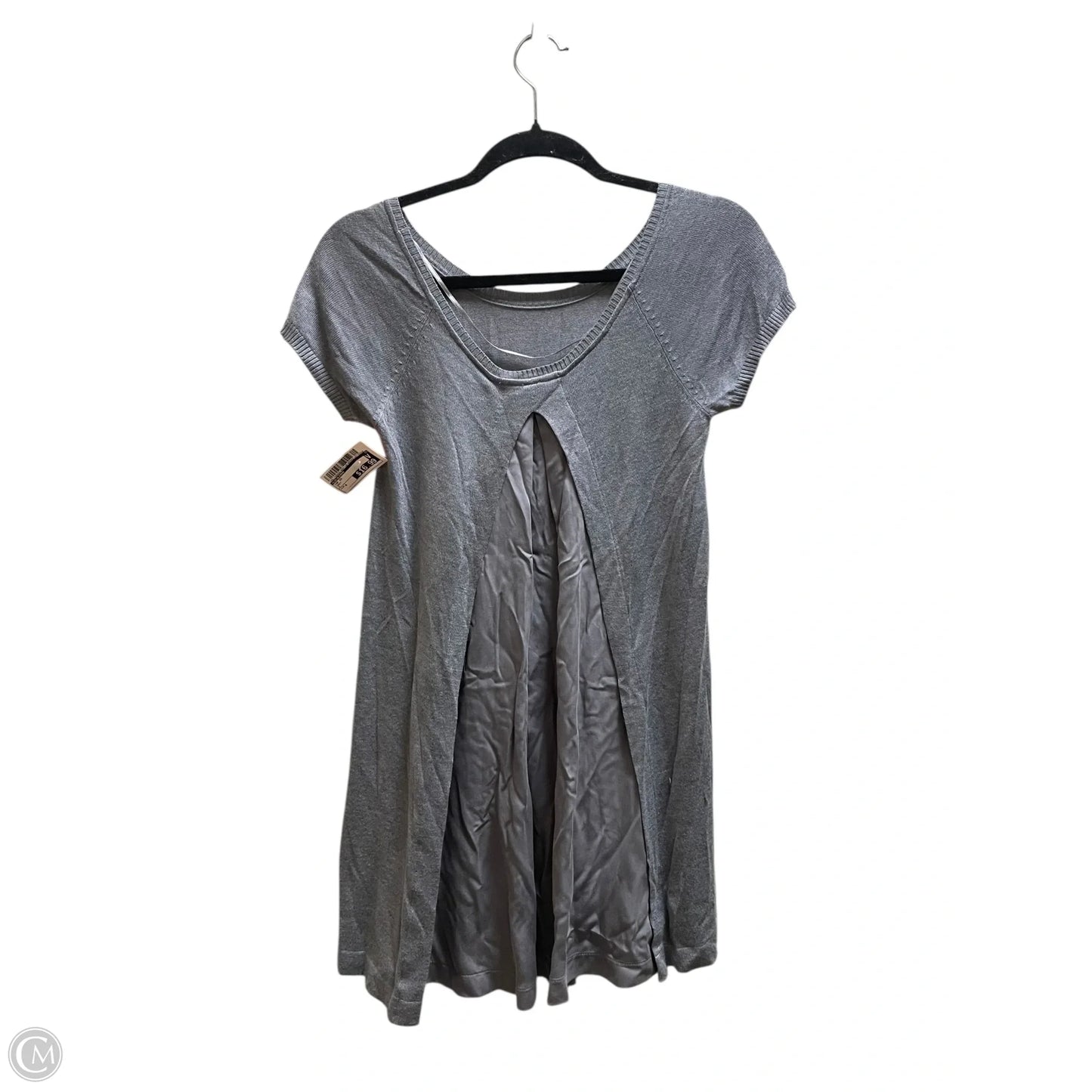 Top Short Sleeve By Lululemon In Grey, Size: 4
