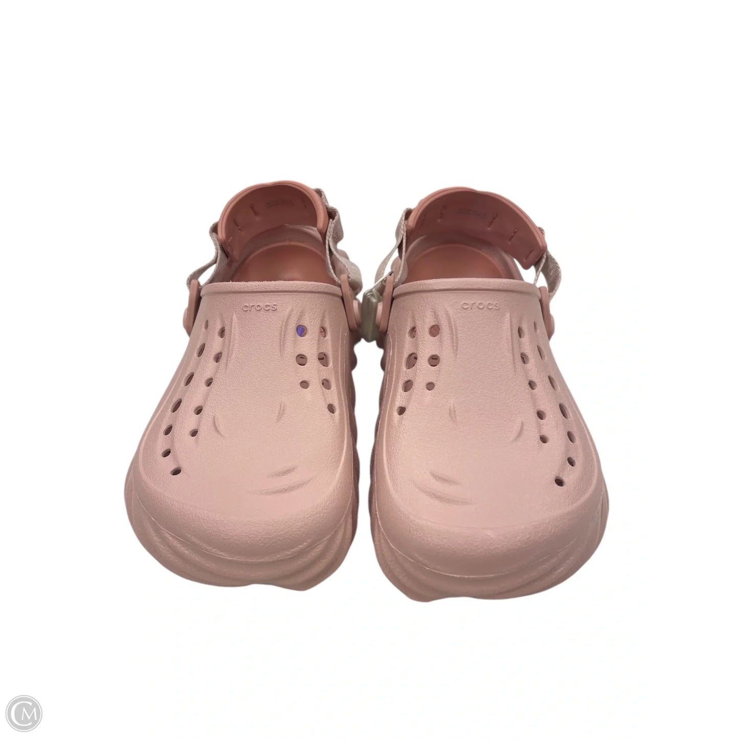 Shoes Flats By Crocs In Pink, Size: 6