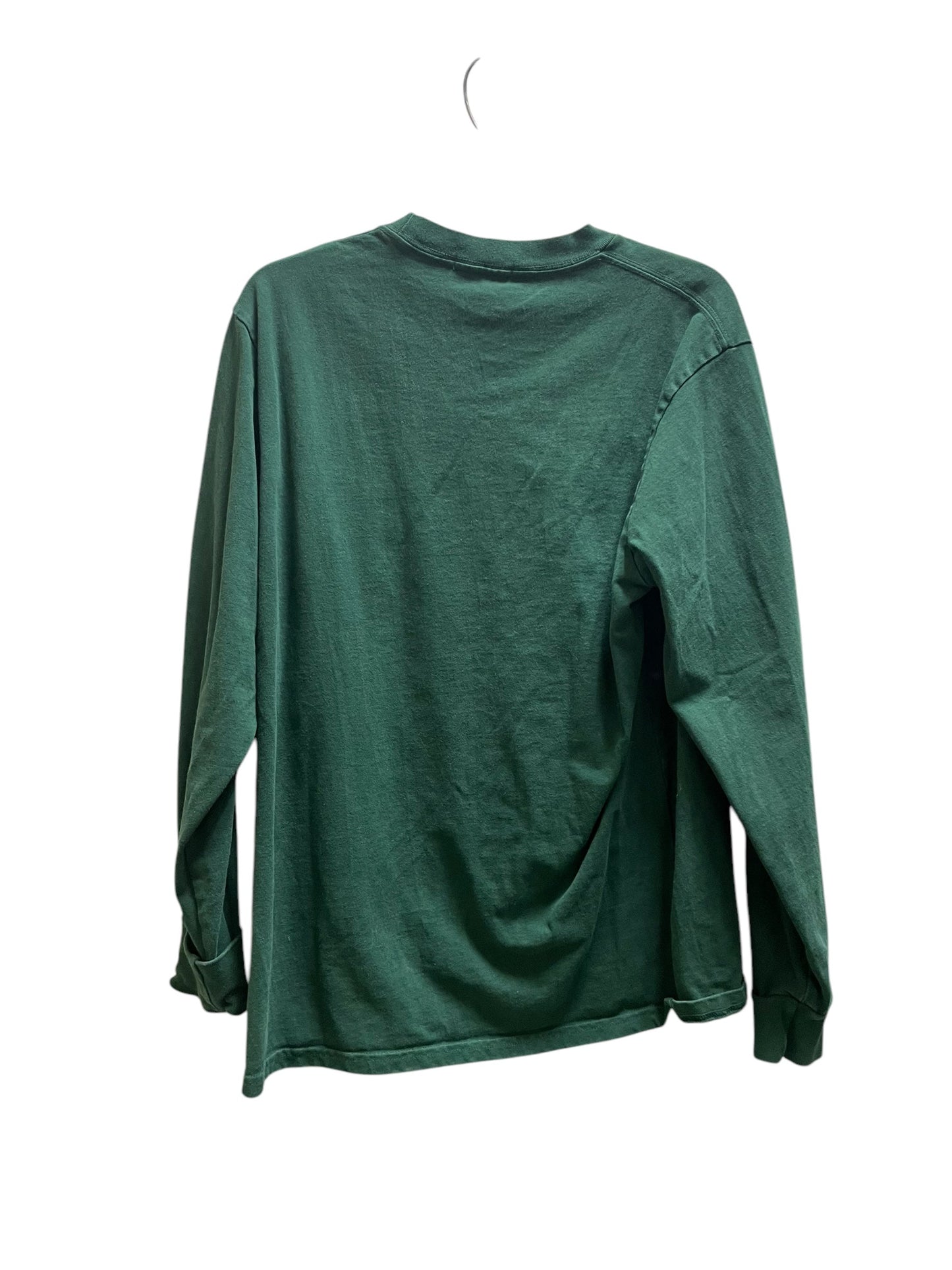 Top Long Sleeve By Brandy Melville In Green, Size: M