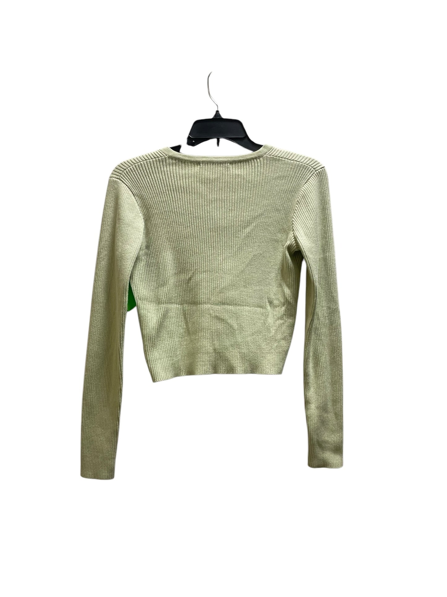 Top Long Sleeve By Brandy Melville In Green, Size: S