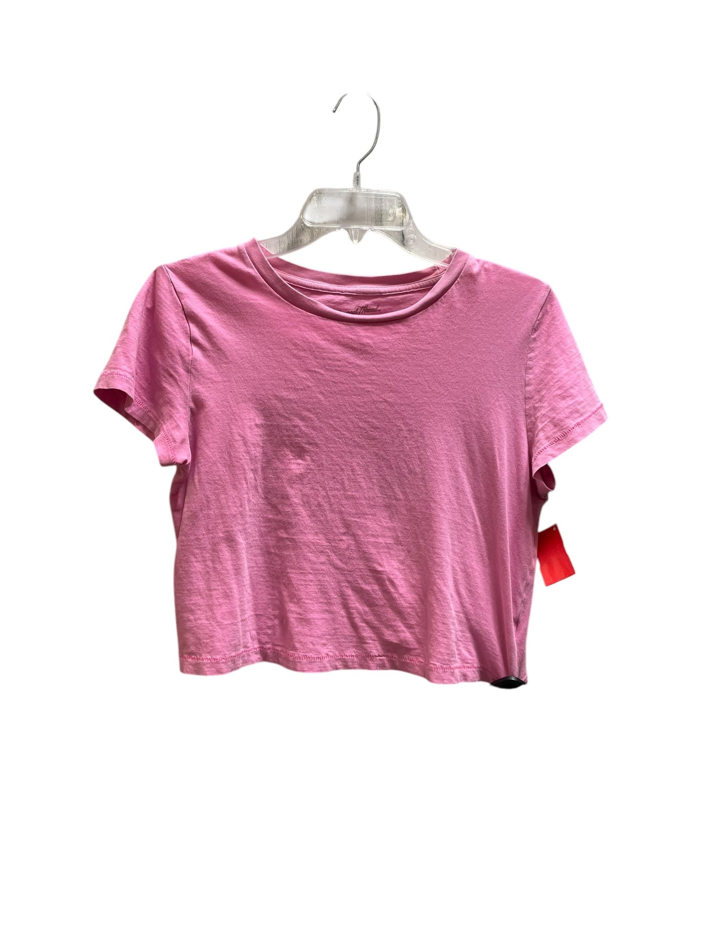 Top Short Sleeve Basic By Universal Thread In Pink, Size: Xs