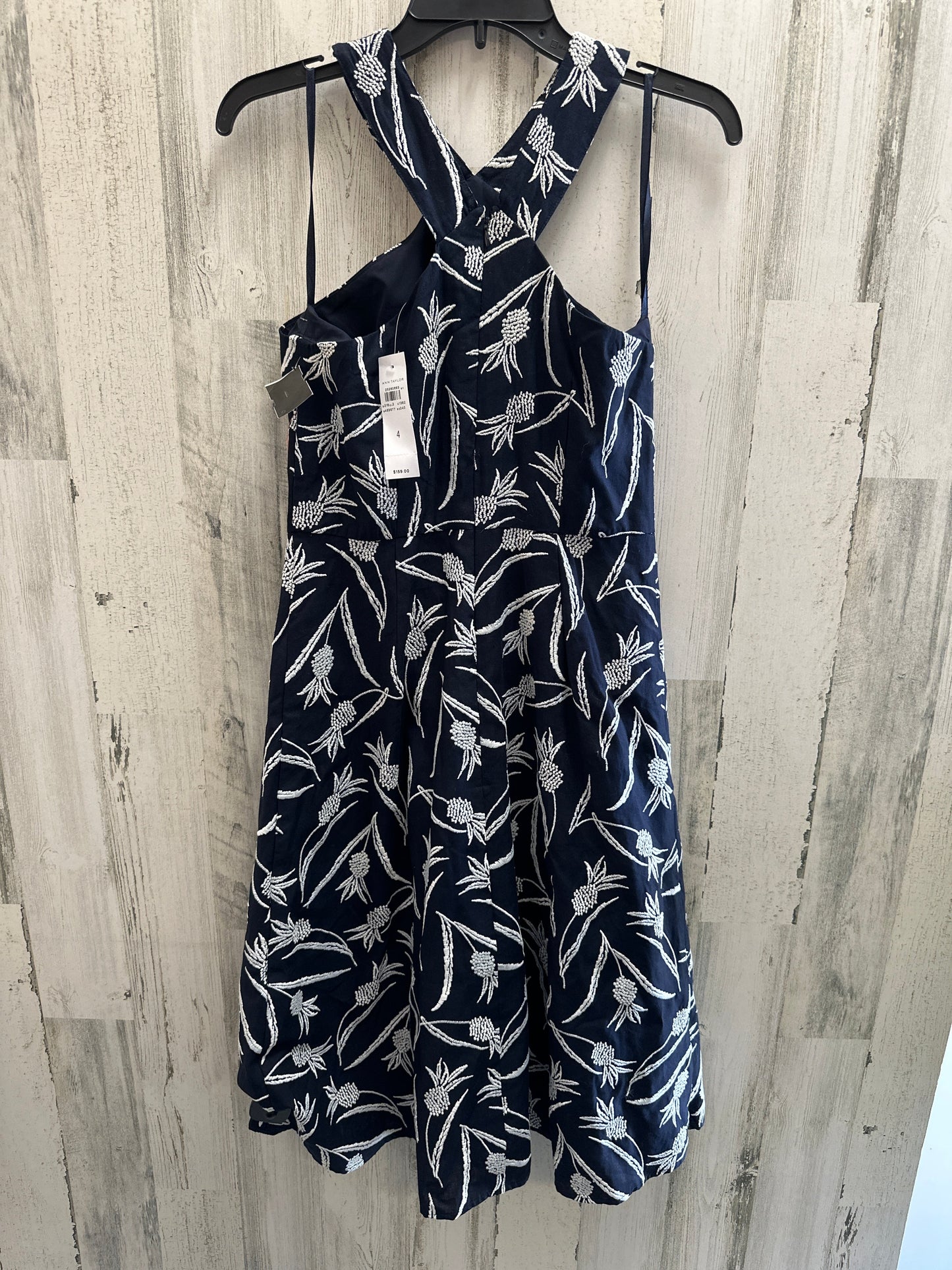 Blue Dress Casual Maxi Ann Taylor, Size S