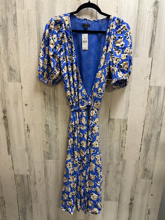 Blue Dress Casual Maxi Ann Taylor, Size Xs