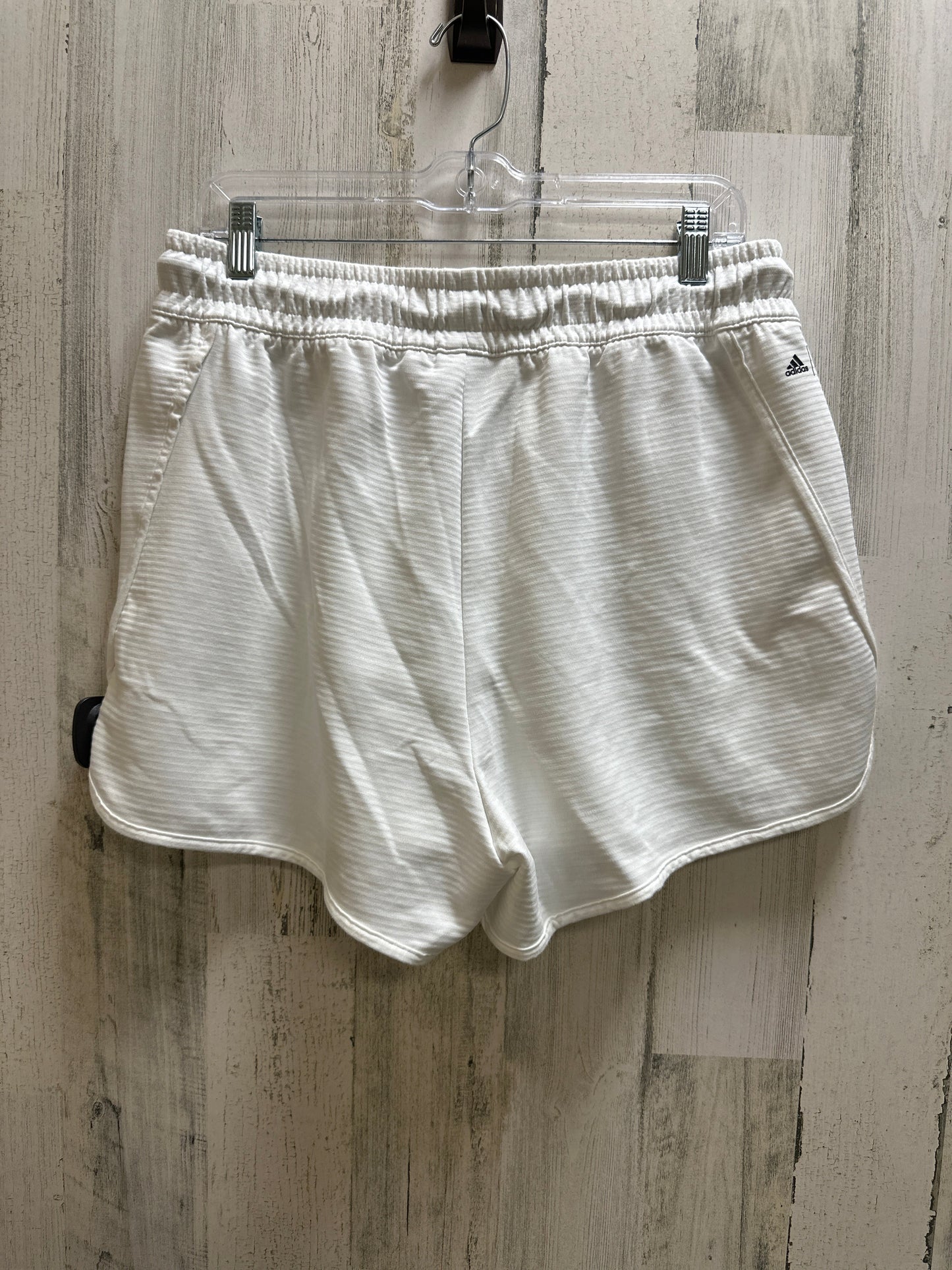White Athletic Shorts Adidas, Size L