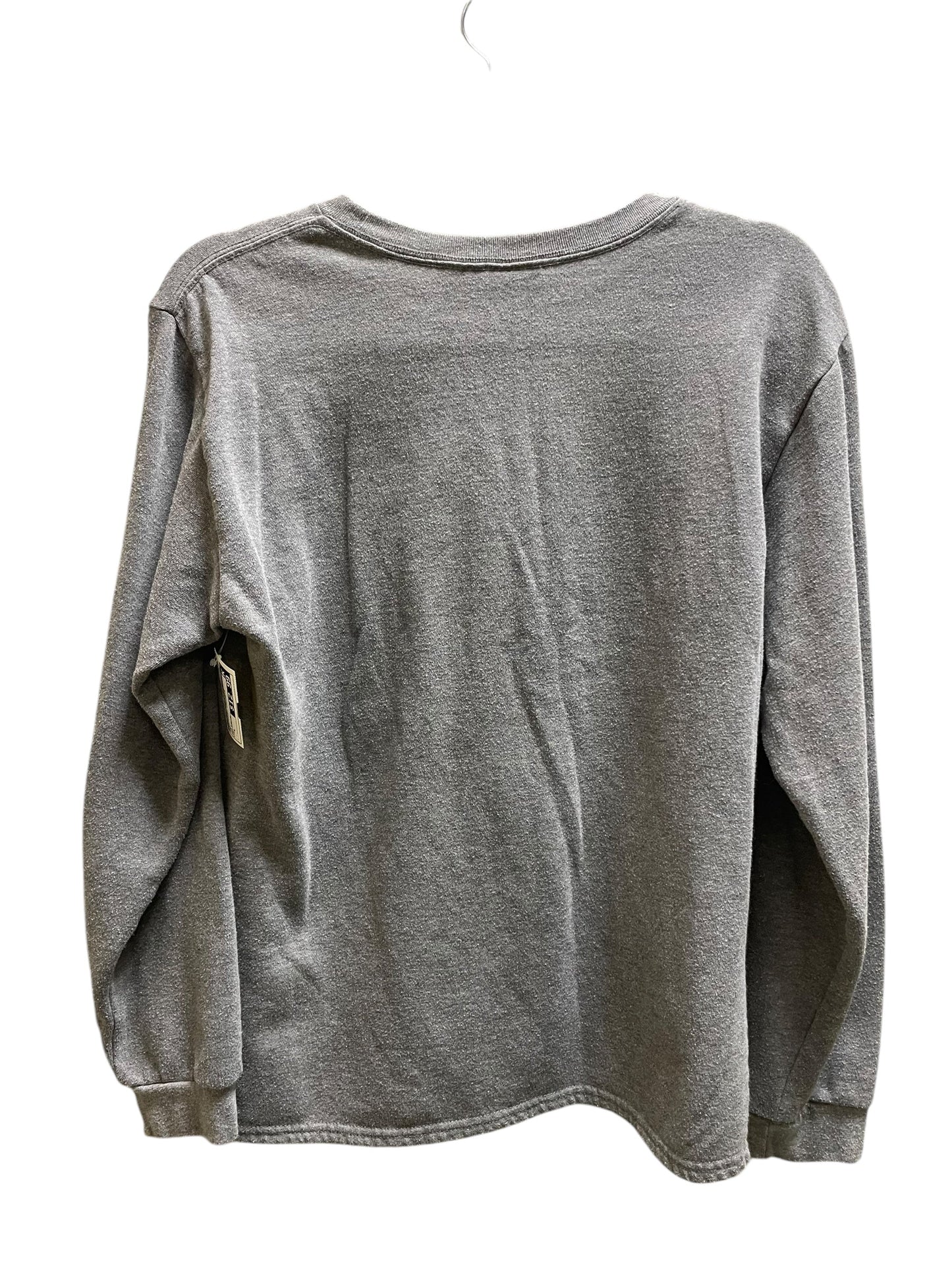 Sweatshirt Crewneck By Clothes Mentor In Grey, Size: L