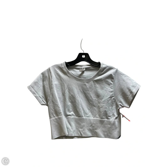 Athletic Top Short Sleeve By Aerie In White, Size: L