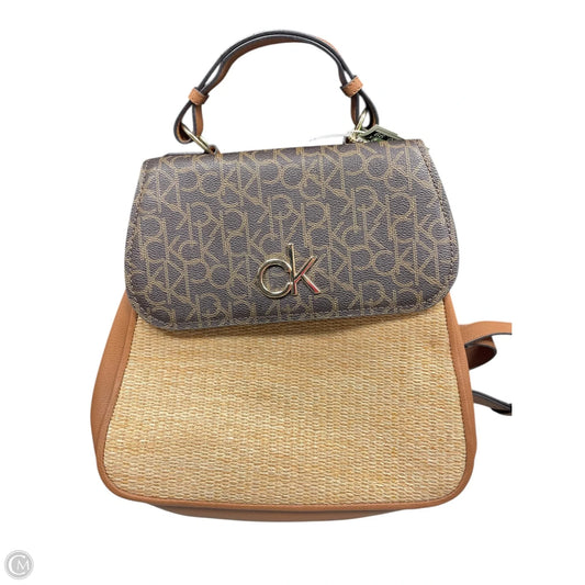 Backpack By Calvin Klein, Size: Large