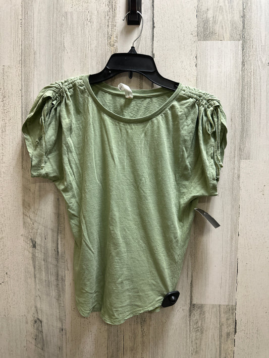 Green Top Short Sleeve Daily Practice By Anthropologie, Size Xs