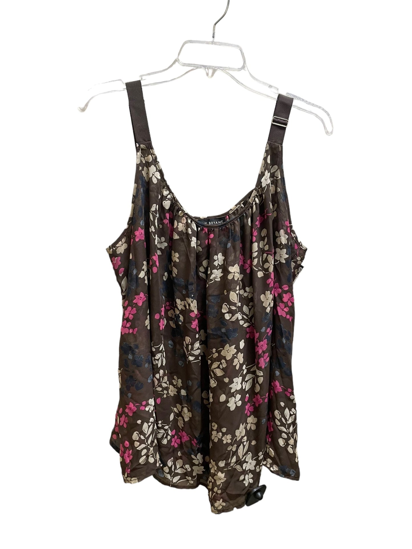 Top Sleeveless By Lane Bryant In Brown, Size: 2x