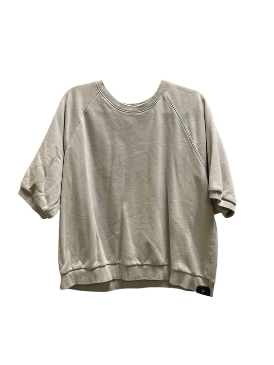 Top Short Sleeve Basic By Gap In Brown, Size: Xl