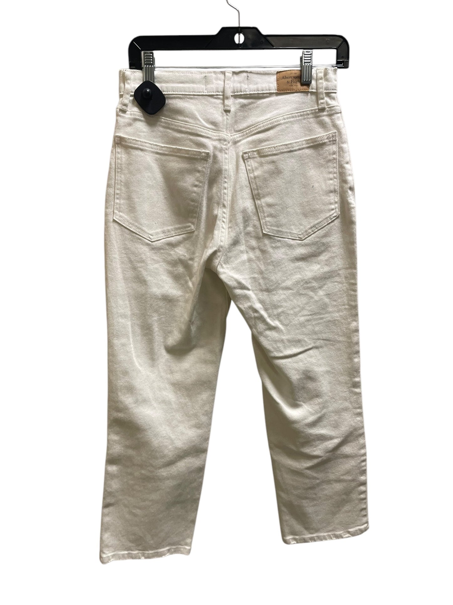 Jeans Boyfriend By Abercrombie And Fitch In White, Size: 6