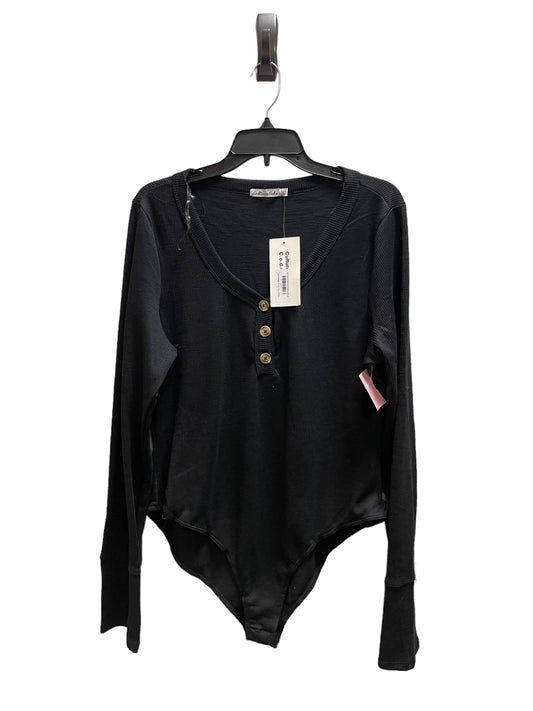 Bodysuit By Clothes Mentor In Black, Size: 2x