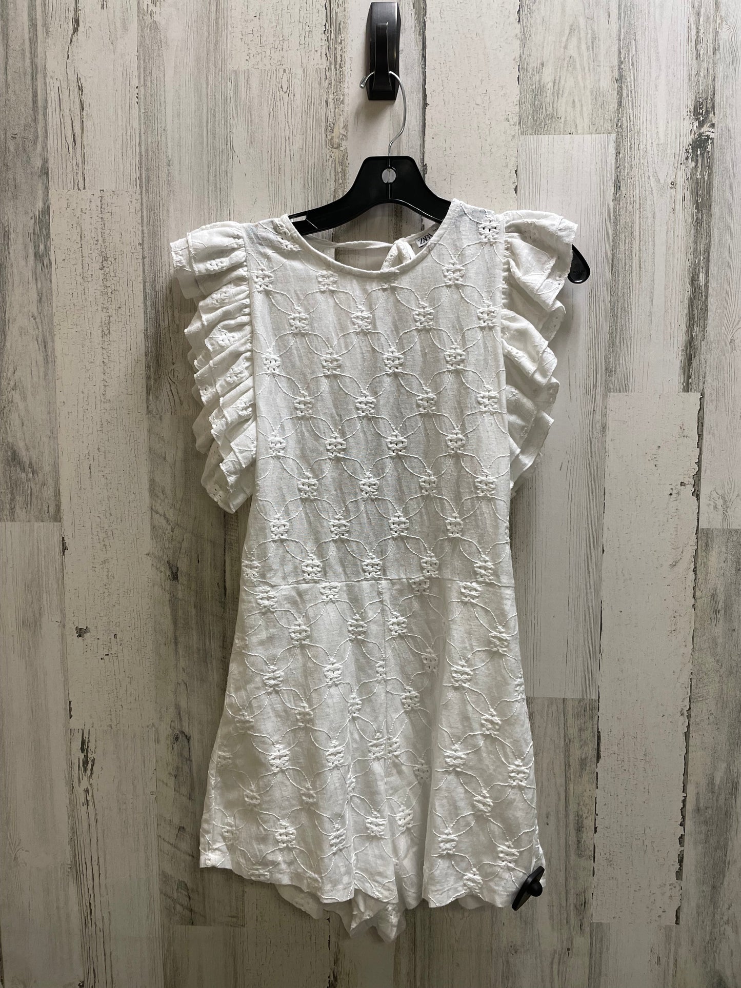 Romper By Zara In White, Size: M