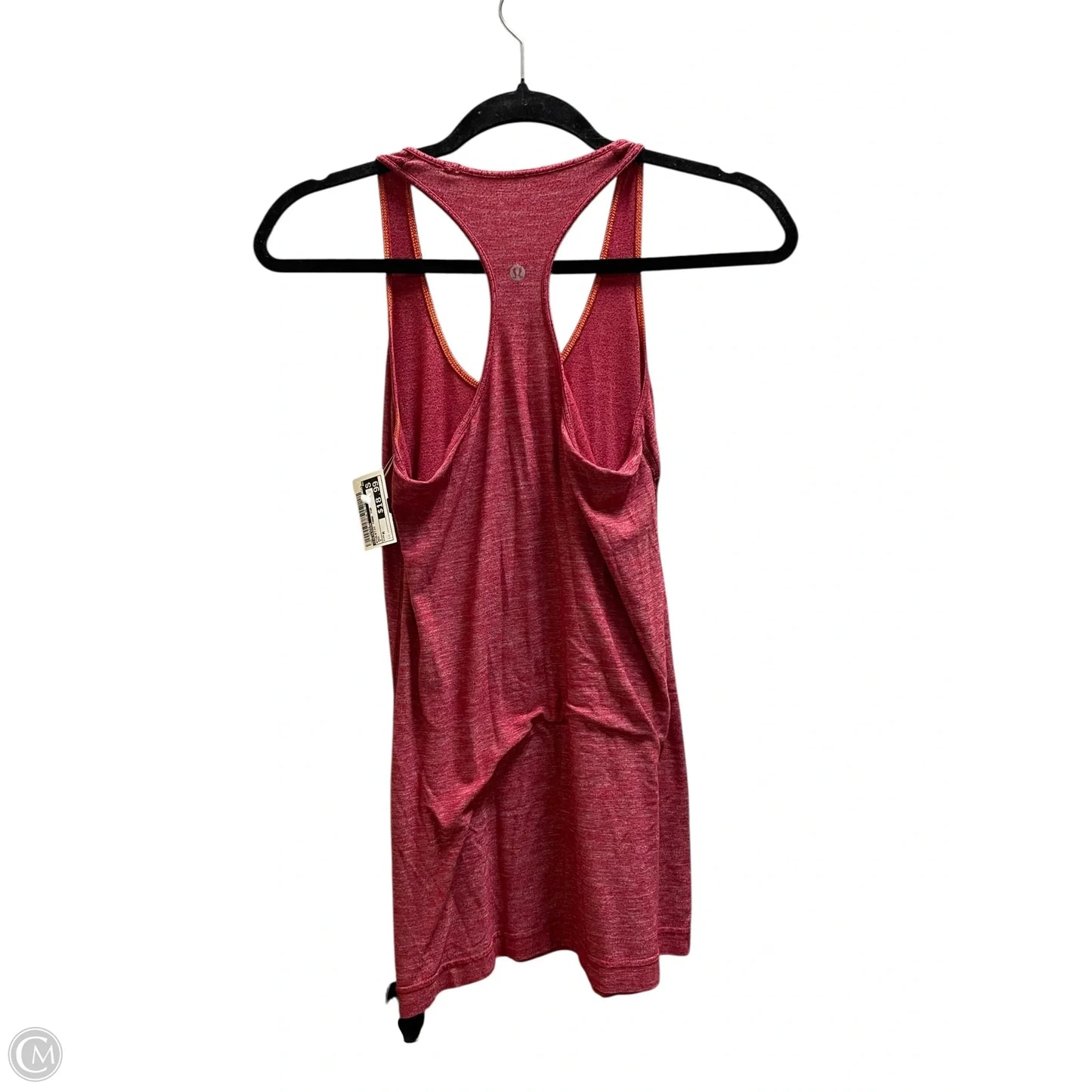 Athletic Tank Top By Lululemon In Red, Size: M