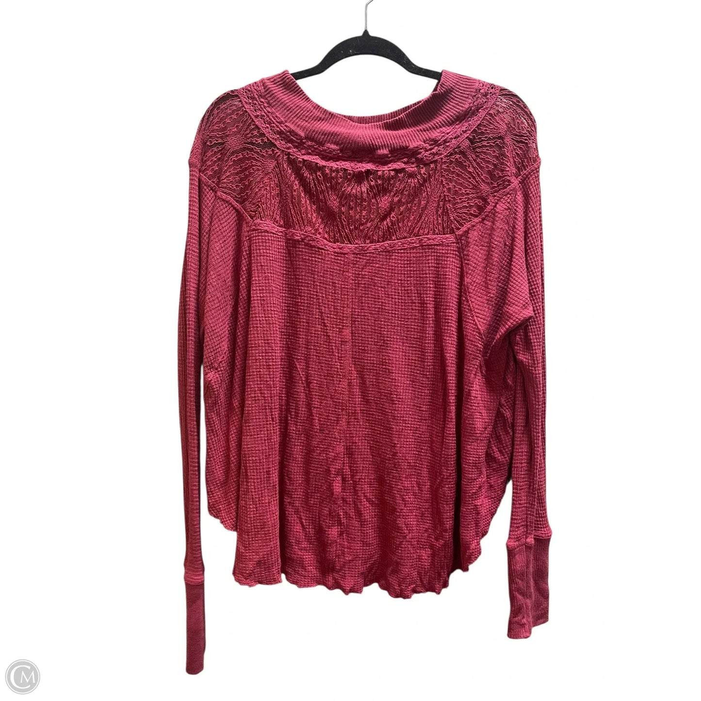 Top Long Sleeve By We The Free In Red, Size: M