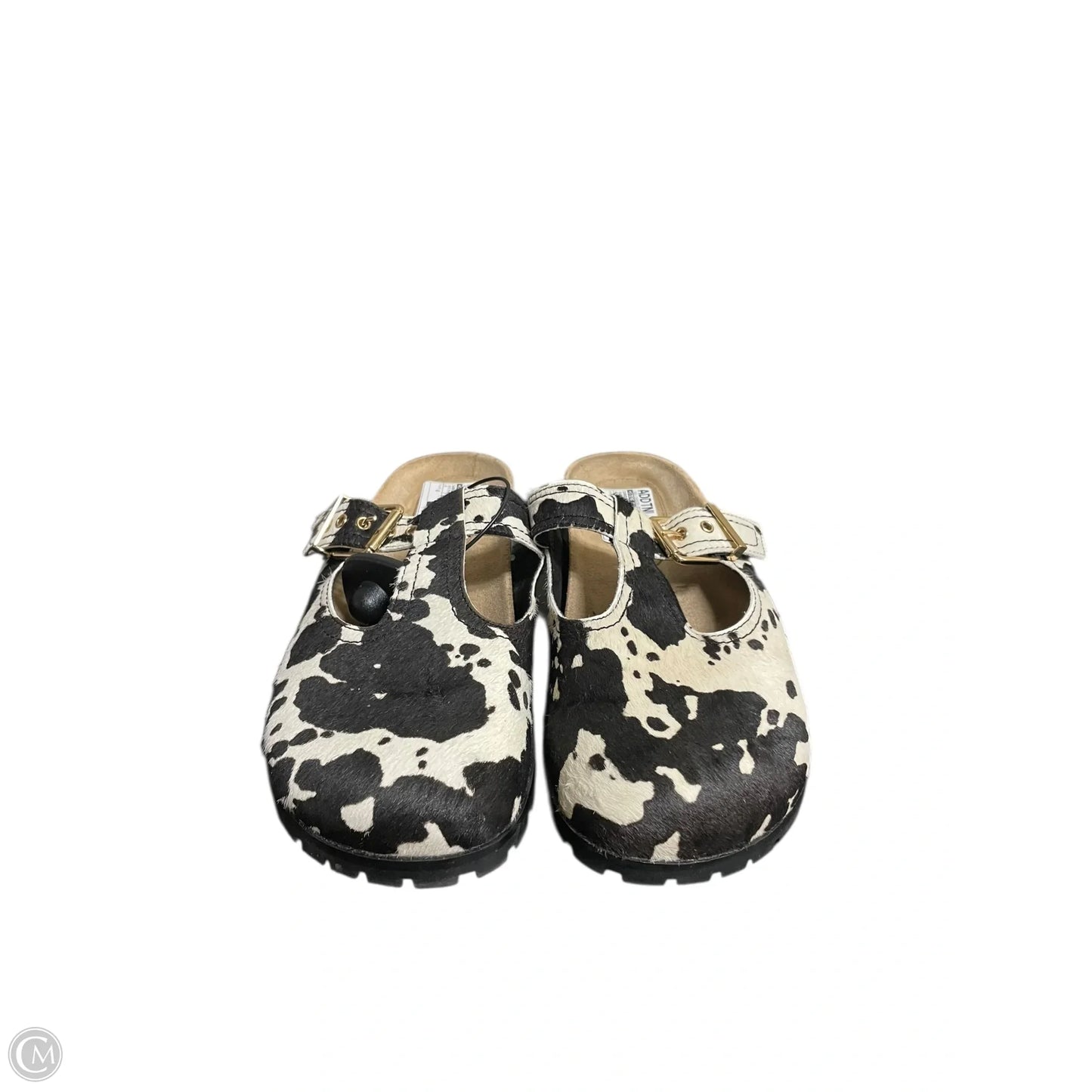 Sandals Flats By Steve Madden In Animal Print, Size: 8
