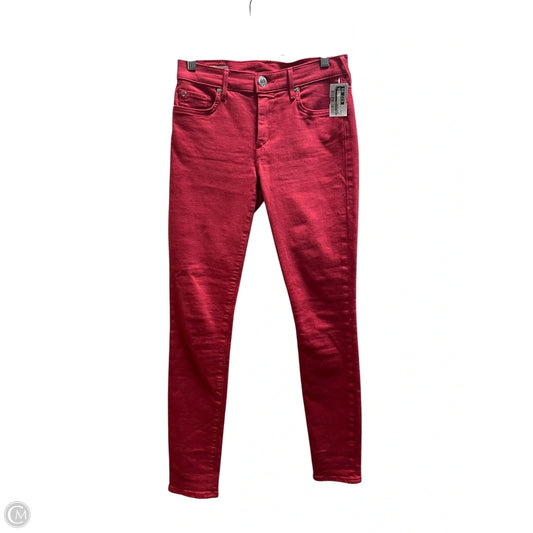 Jeans Skinny By True Religion In Red, Size: 2