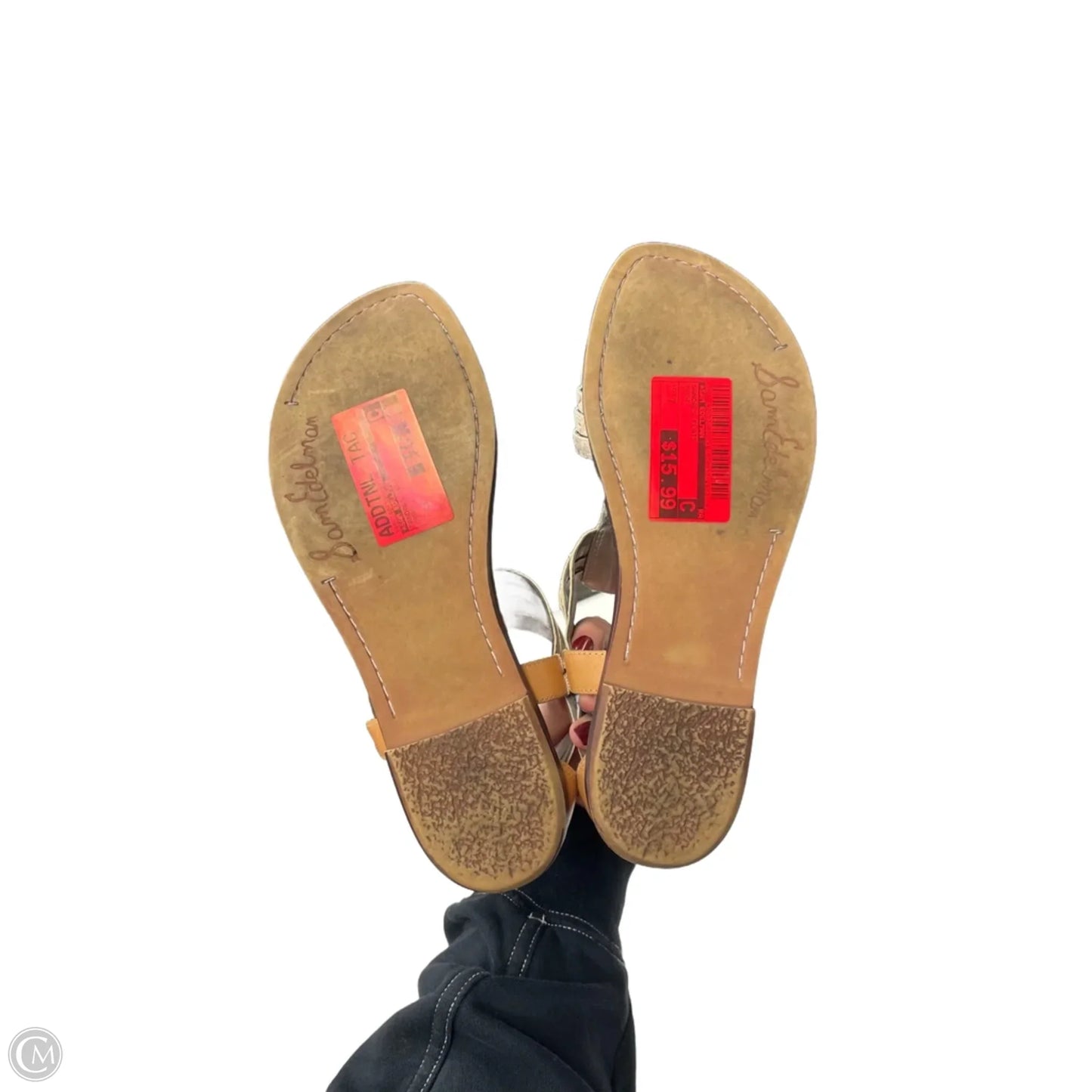 Sandals Flats By Sam Edelman In Brown, Size: 7