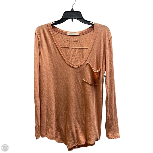 Top Short Sleeve By We The Free In Orange, Size: S