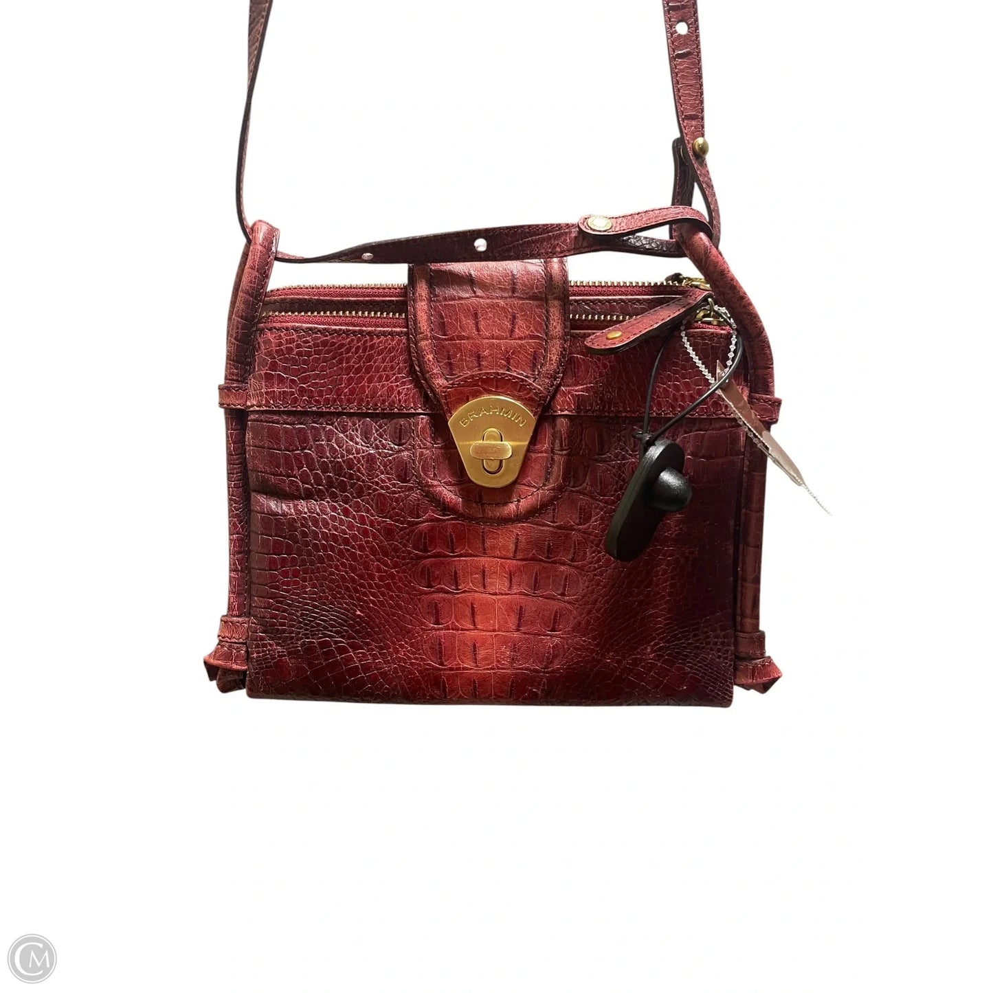 Handbag Designer By Brahmin, Size: Small