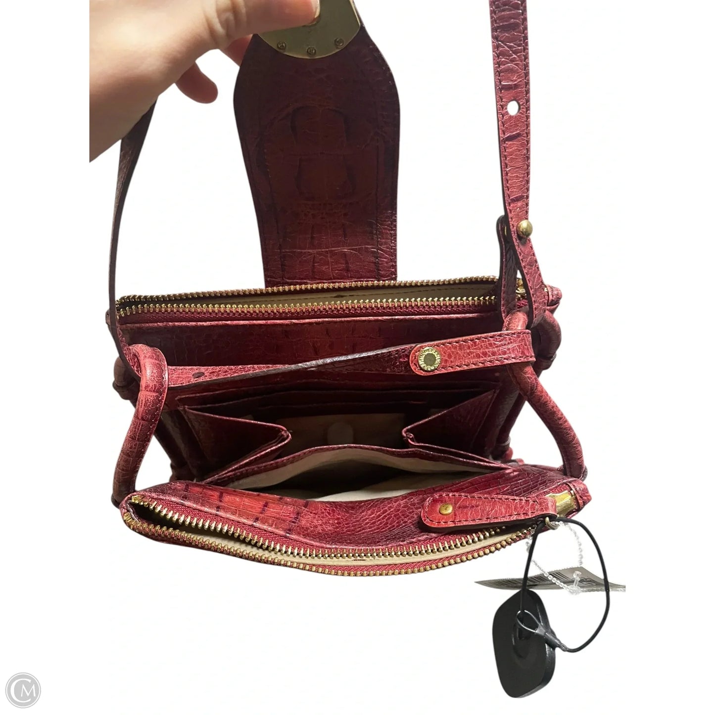Handbag Designer By Brahmin, Size: Small