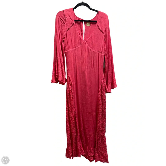 Dress Party Long By Free People In Pink, Size: S