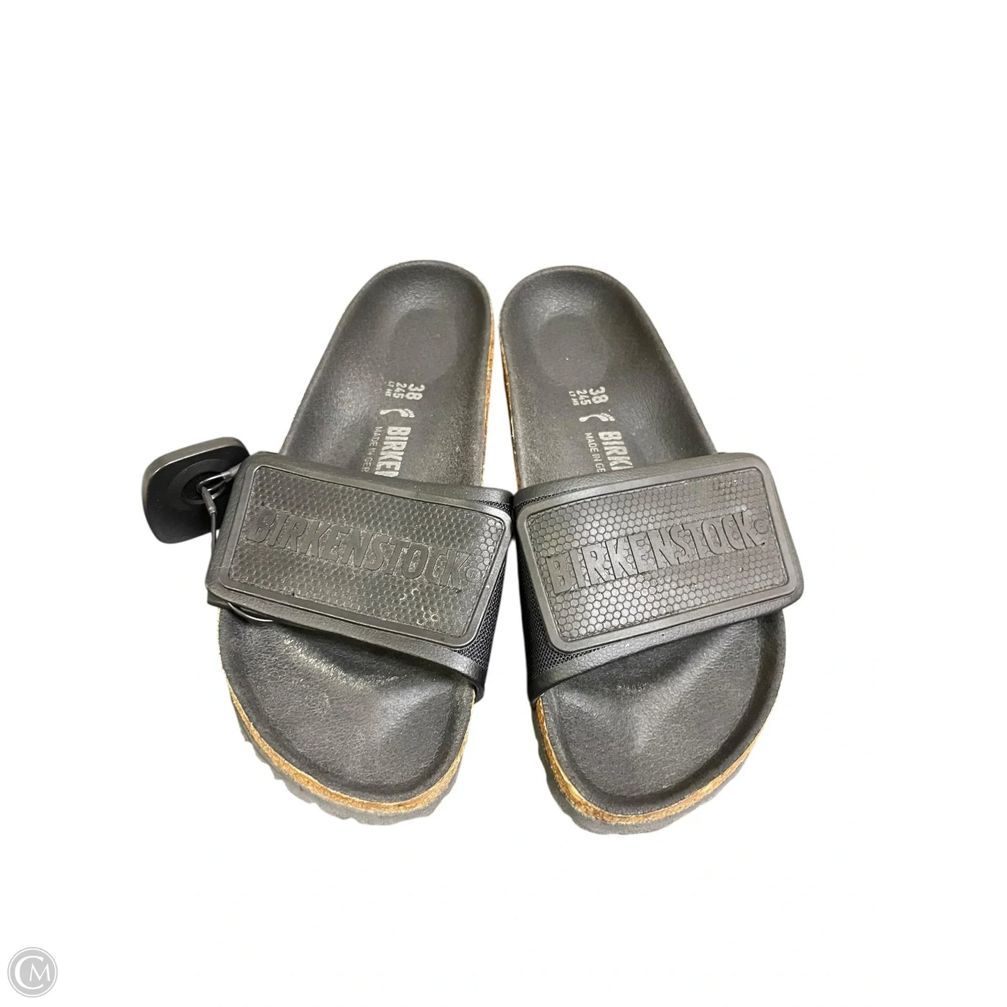 Sandals Flats By Birkenstock In Black, Size: 7