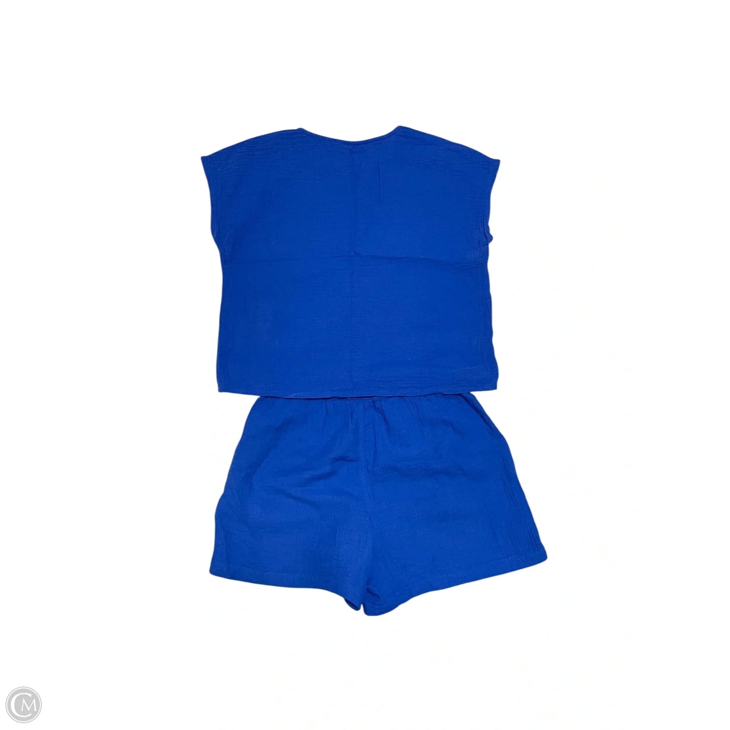 Shorts Set By Lands End In Blue, Size: S