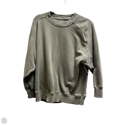 Sweatshirt Crewneck By Aerie In Green, Size: Xs