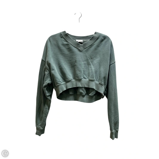 Top Long Sleeve By Aerie In Green, Size: S