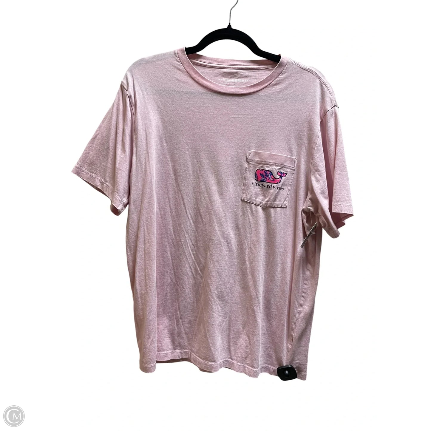 Top Short Sleeve By Vineyard Vines In Pink, Size: M