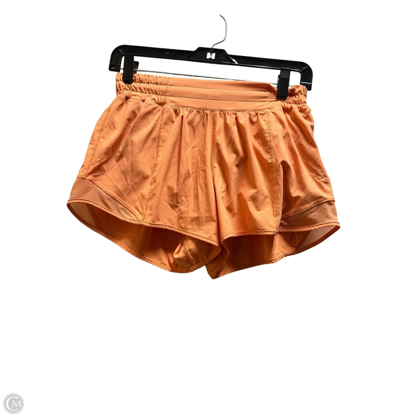 Athletic Shorts By Lululemon In Orange, Size: 6
