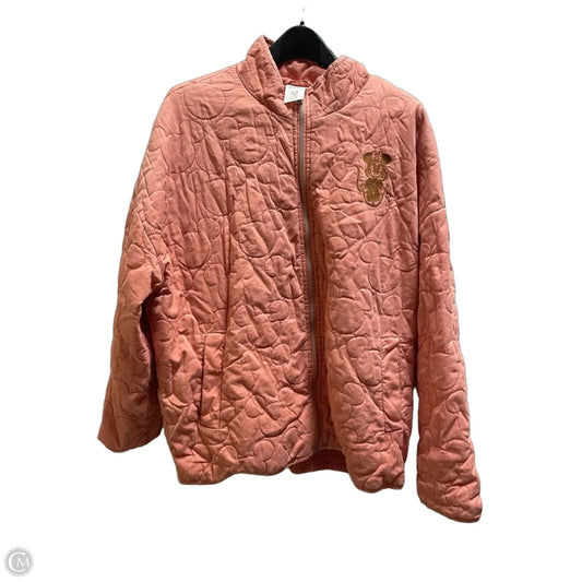 Jacket Fleece By Disney Store In Orange, Size: Xl
