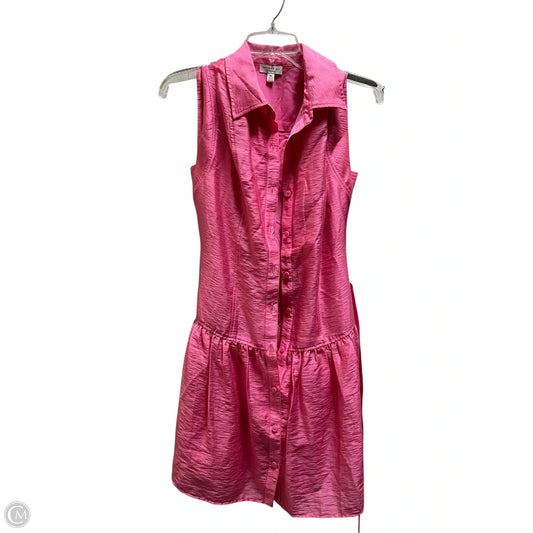 Dress Casual Short By Current Air In Pink, Size: Xs