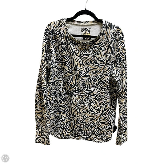 Top Long Sleeve Designer By Lilly Pulitzer In Animal Print, Size: L
