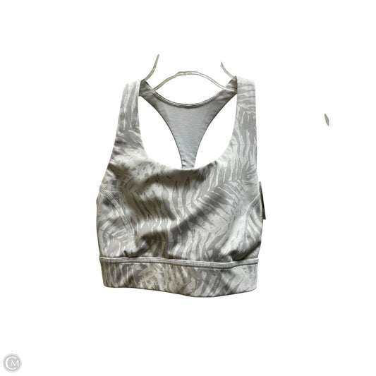 Athletic Bra By Lululemon In Grey, Size: 6