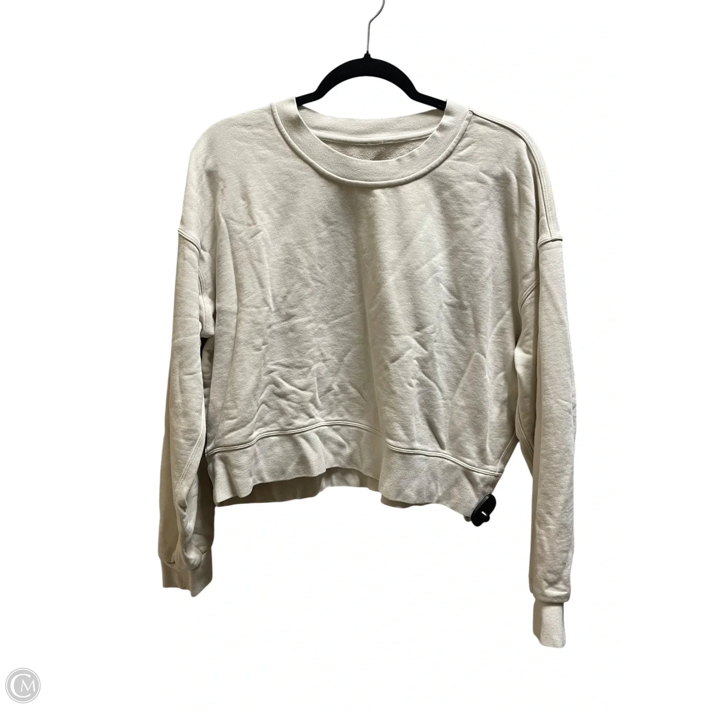 Sweatshirt Crewneck By Lululemon In White, Size: S