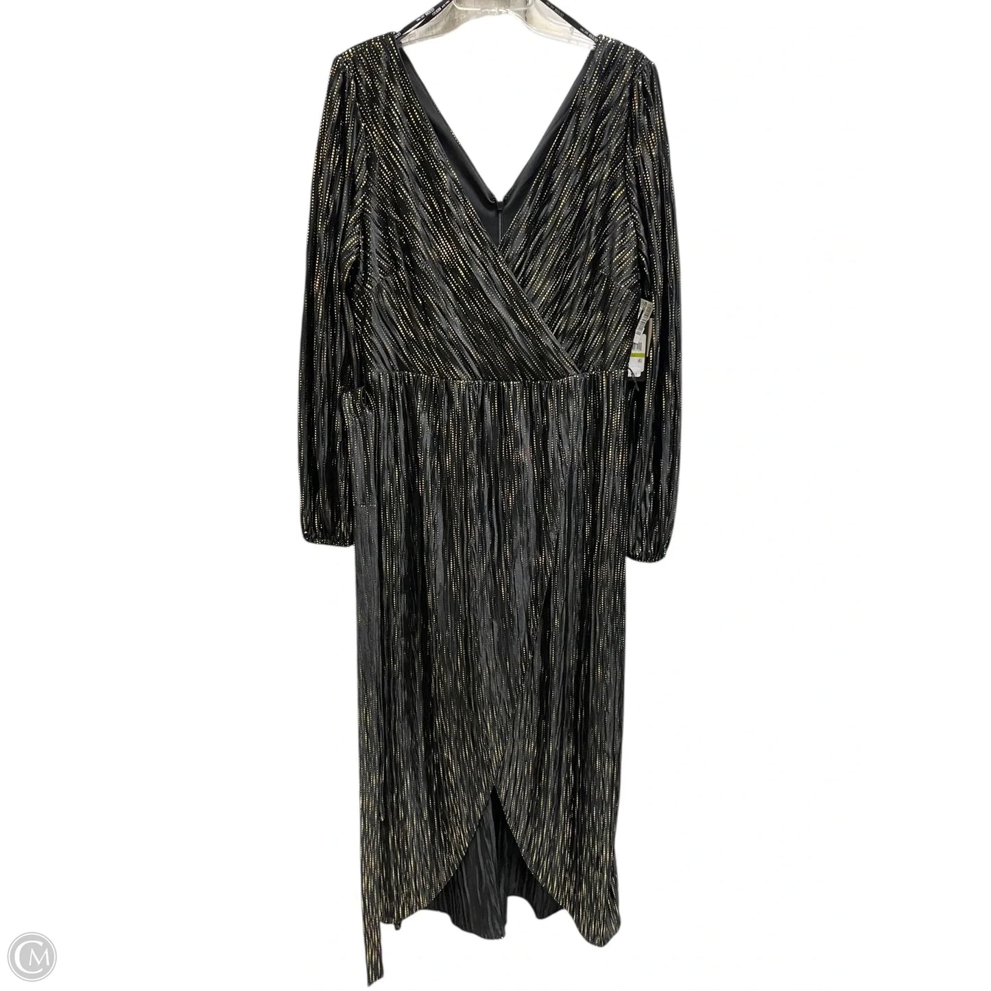 Dress Party Midi By Guess In Black, Size: Xl