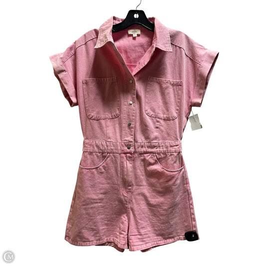 Romper By Entro In Pink, Size: M