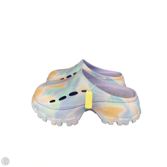 Sandals Heels Platform By Hunter In Purple, Size: 7