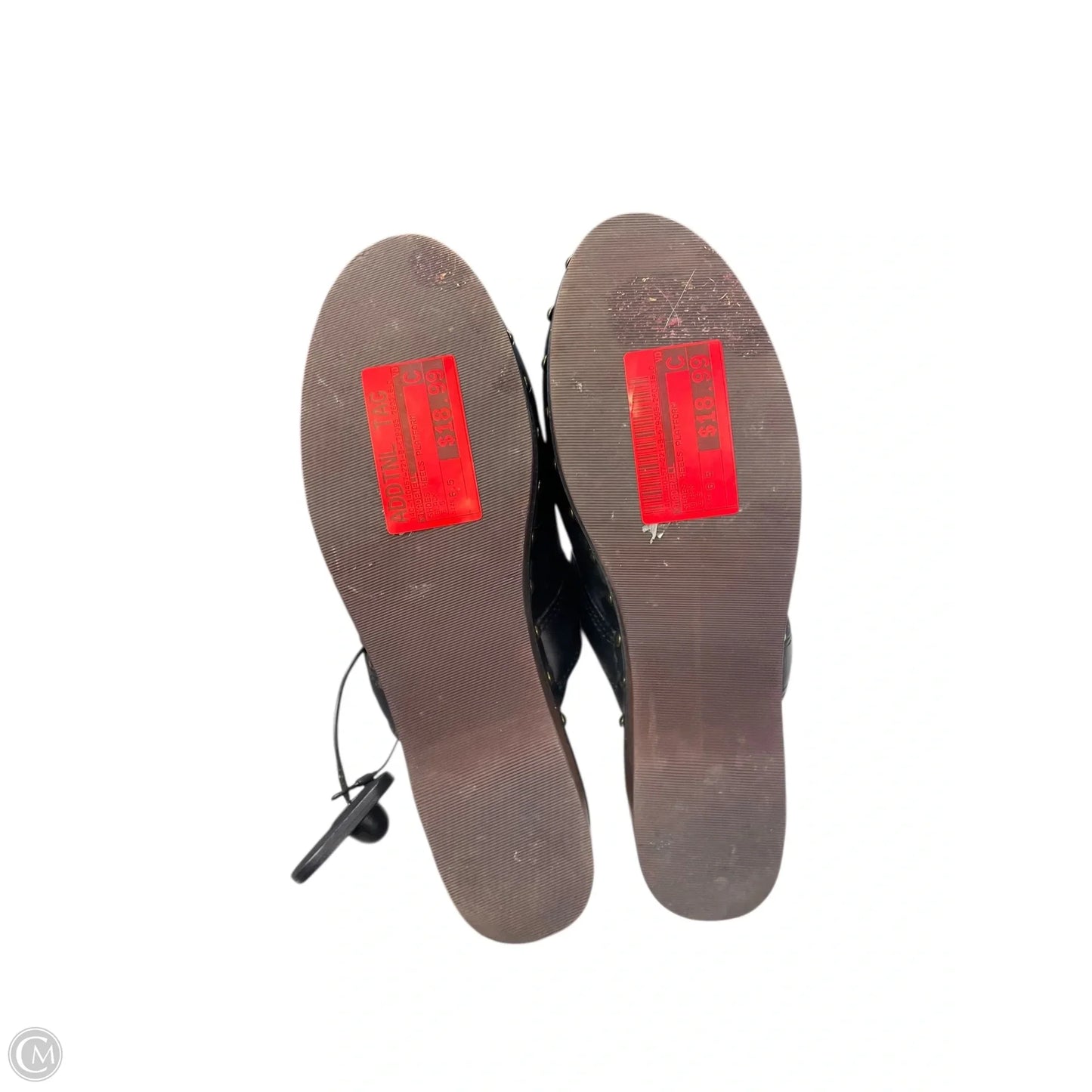Shoes Heels Platform By Madewell In Black, Size: 6.5