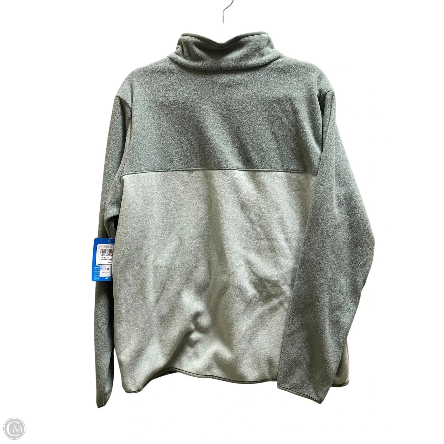 Jacket Fleece By Columbia In Green, Size: Xxl