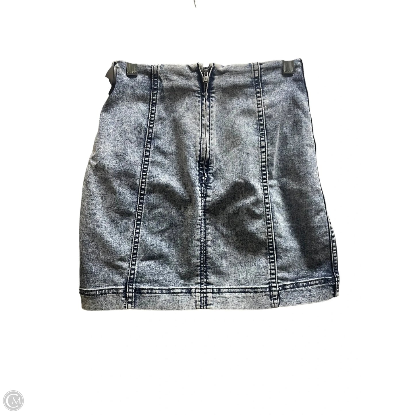 Skirt Mini & Short By Free People In Blue Denim, Size: 0
