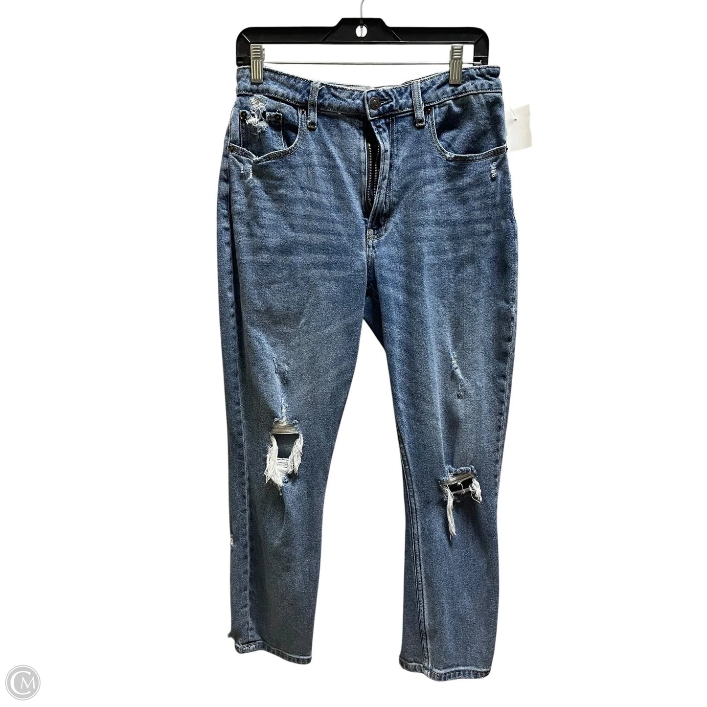 Jeans Straight By Abercrombie And Fitch In Blue, Size: 8