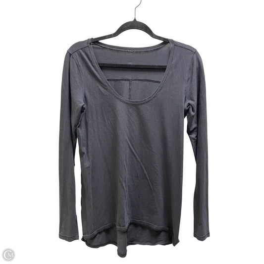 Top Long Sleeve By Lululemon In Black, Size: S