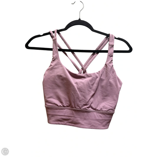 Athletic Bra By Lululemon In Pink, Size: 10