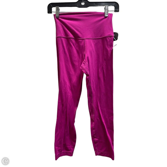 Athletic Leggings By Lululemon In Pink, Size: 4